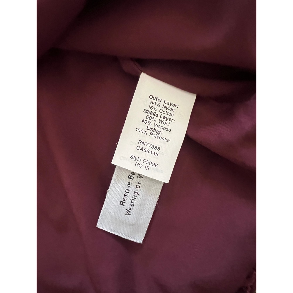 Madewell‎ Burgundy Floral Lace Asymmetrical Wrap Mini Skirt Wine Red size 2 - Picture 7 of 9